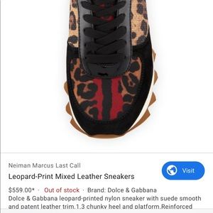 Authentic dolce and gabbana sneakers